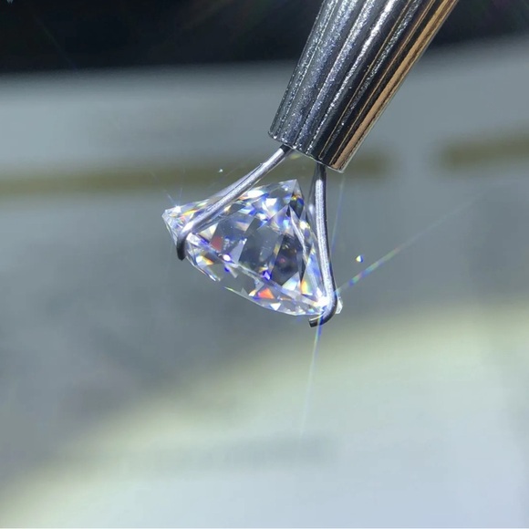 🔥2CT VVS Certified Round Brilliant Cut Moissanite Diamond Sparkling Loose Stone - Picture 12 of 14